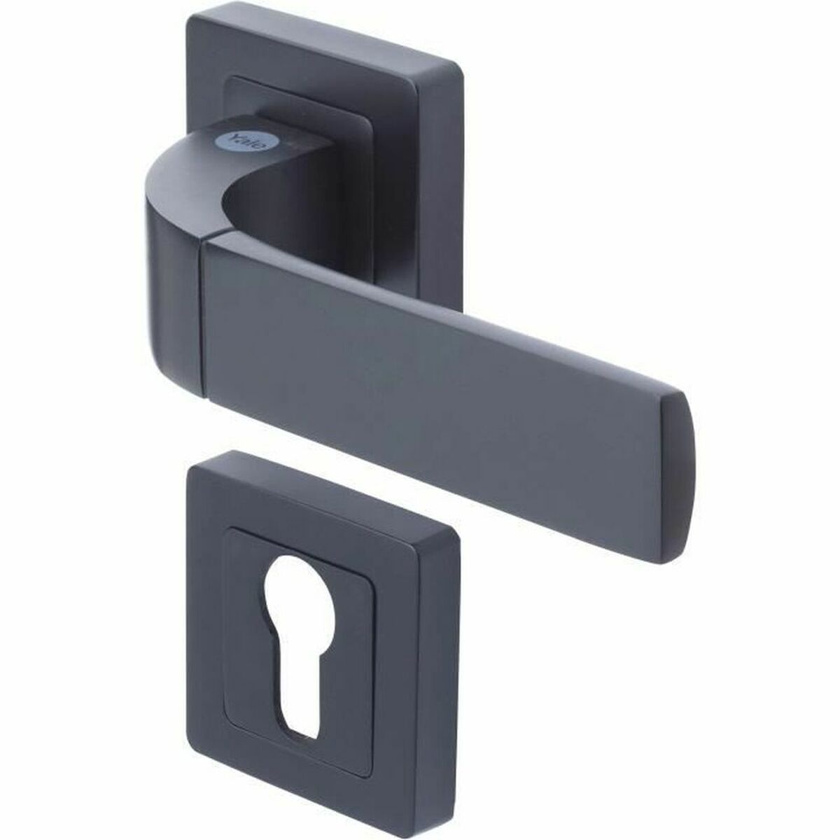 Dörrhandtag Yale YPP7-B-PE Bologna Svart Aluminium