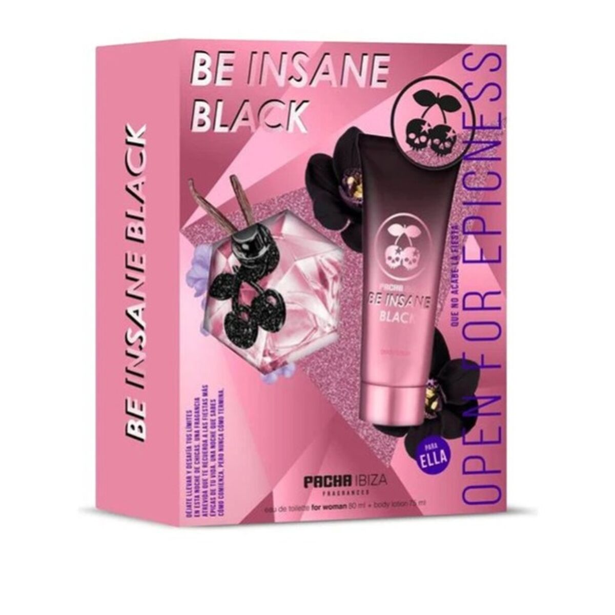Parfymset Damer Pacha Ibiza Be Insane Black 2 Delar - 2