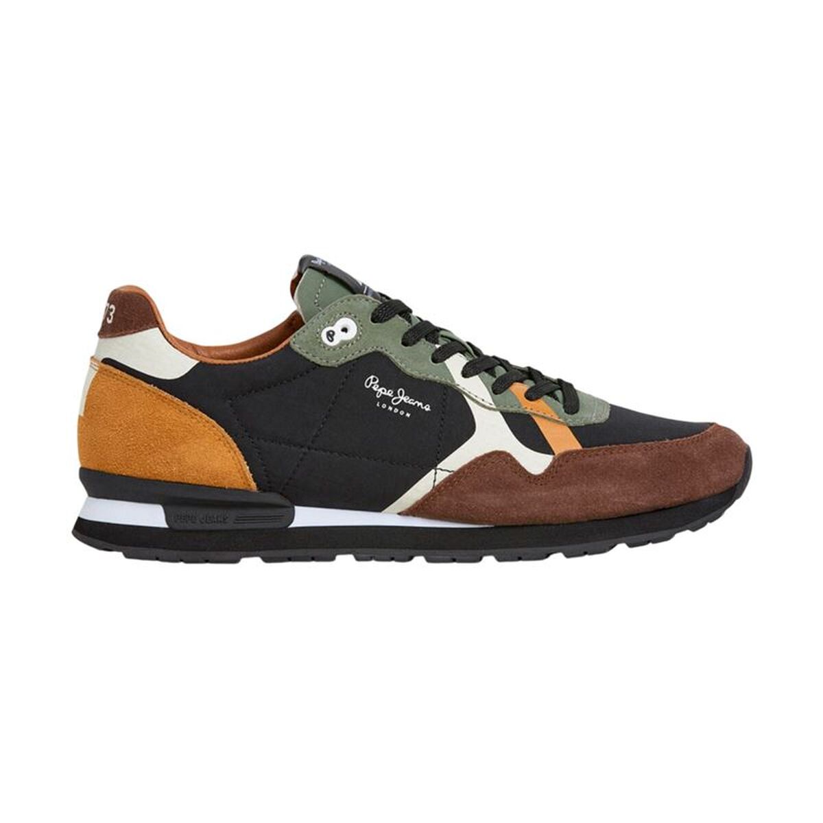 Sportskor Casual Herr Pepe Jeans Brit Prints Brun