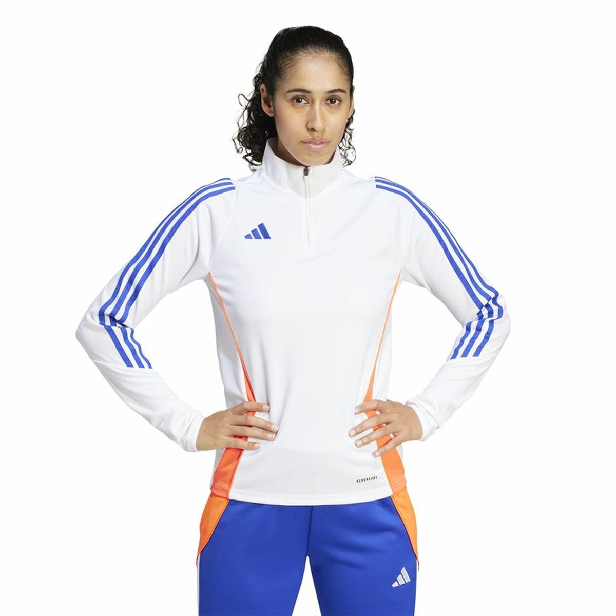 Tröja utan huva Dam Adidas Tiro24 Training Vit - 2