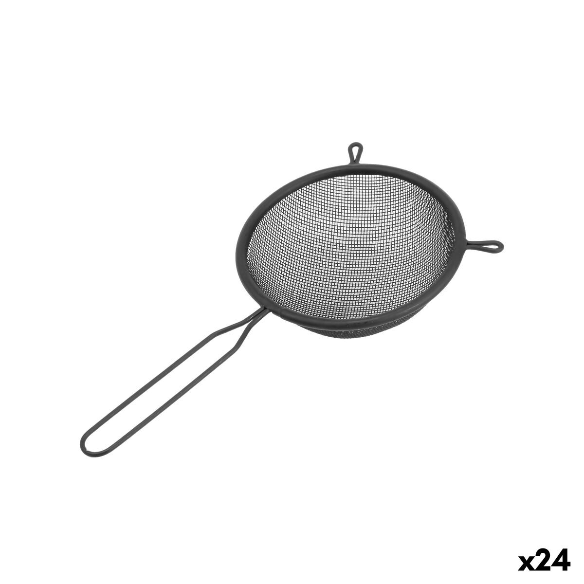 Sil Quttin Svart Metall Ø 10 cm (24 antal)