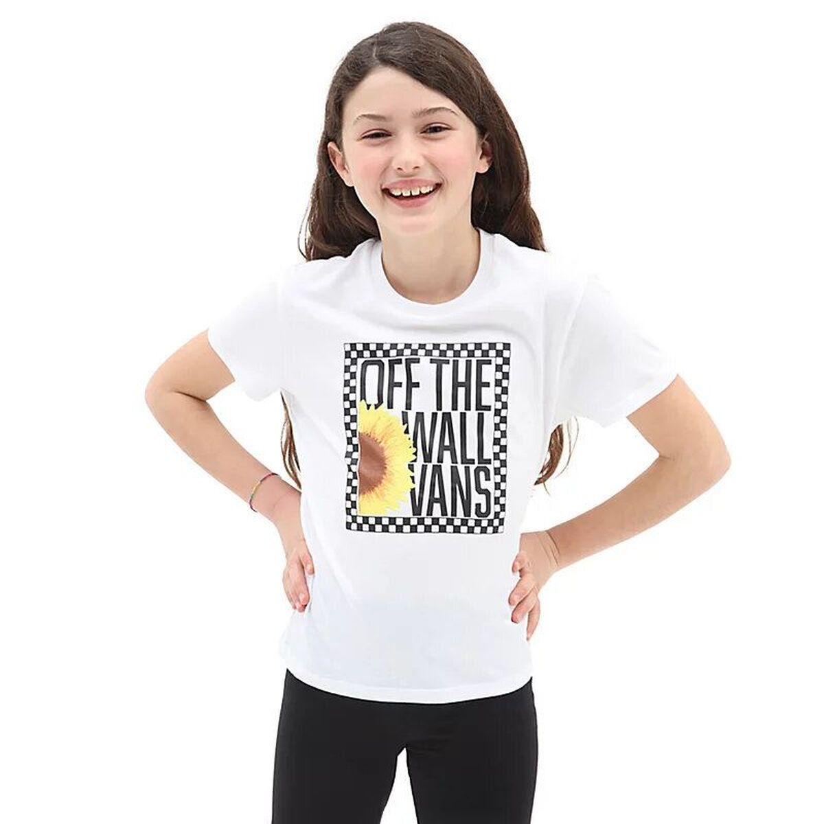 Barn T-shirt med kortärm Vans Sunlit Crew