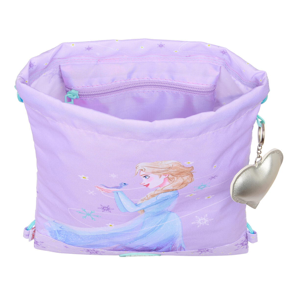 Skopåse med remmar Frozen Spirit Lila 26 x 34 x 1 cm - 2