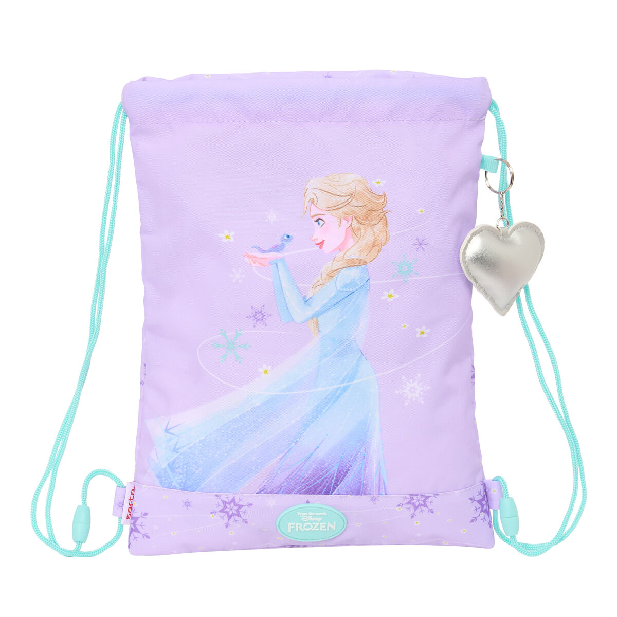 Skopåse med remmar Frozen Spirit Lila 26 x 34 x 1 cm