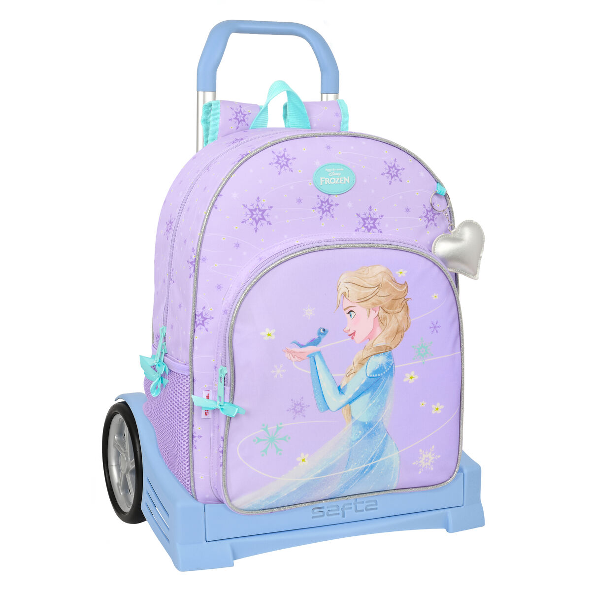Skolväska med hjul Frozen Spirit Lila 33 x 42 x 14 cm