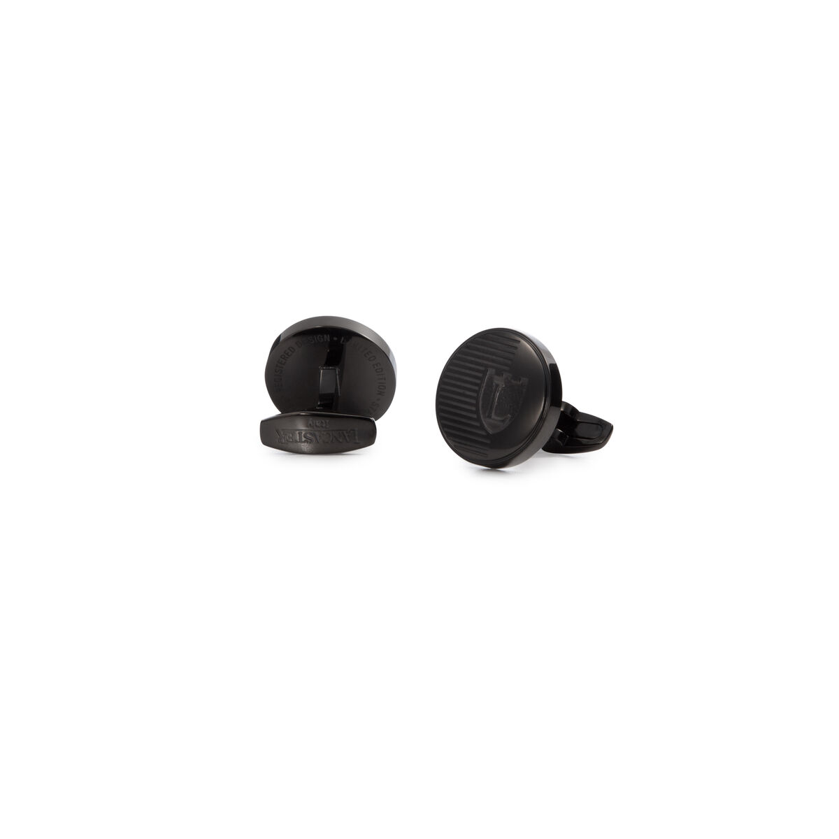 Manschettknappar Lancaster GLA002A-BK 2 cm