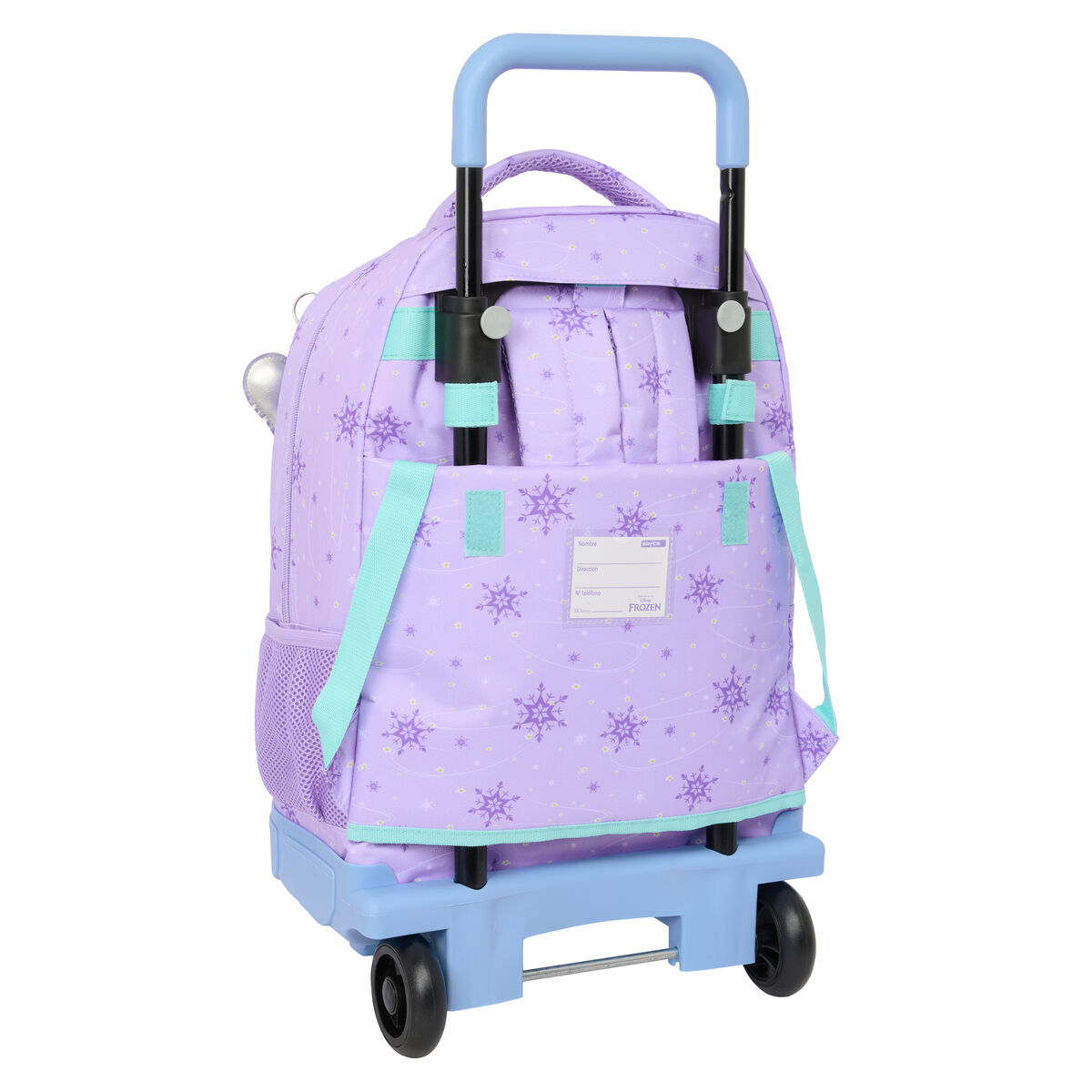 Skolväska med hjul Frozen Spirit Lila 33 x 45 x 22 cm - 2