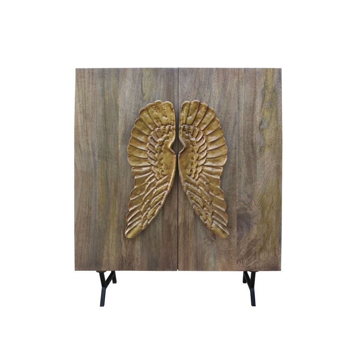 Skänk DKD Home Decor Brun Gyllene Mangoträ 100 x 45 x 120 cm 100 x 50 x 120 cm