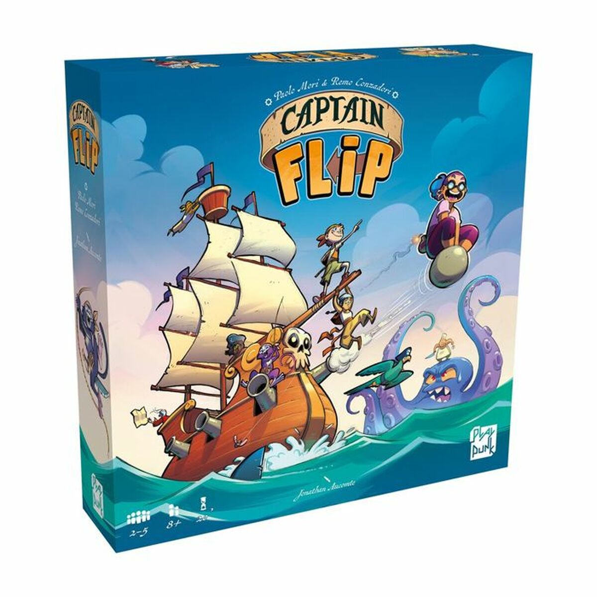 Sällskapsspel Asmodee Capitán Flip 26 x 6 x 26 cm