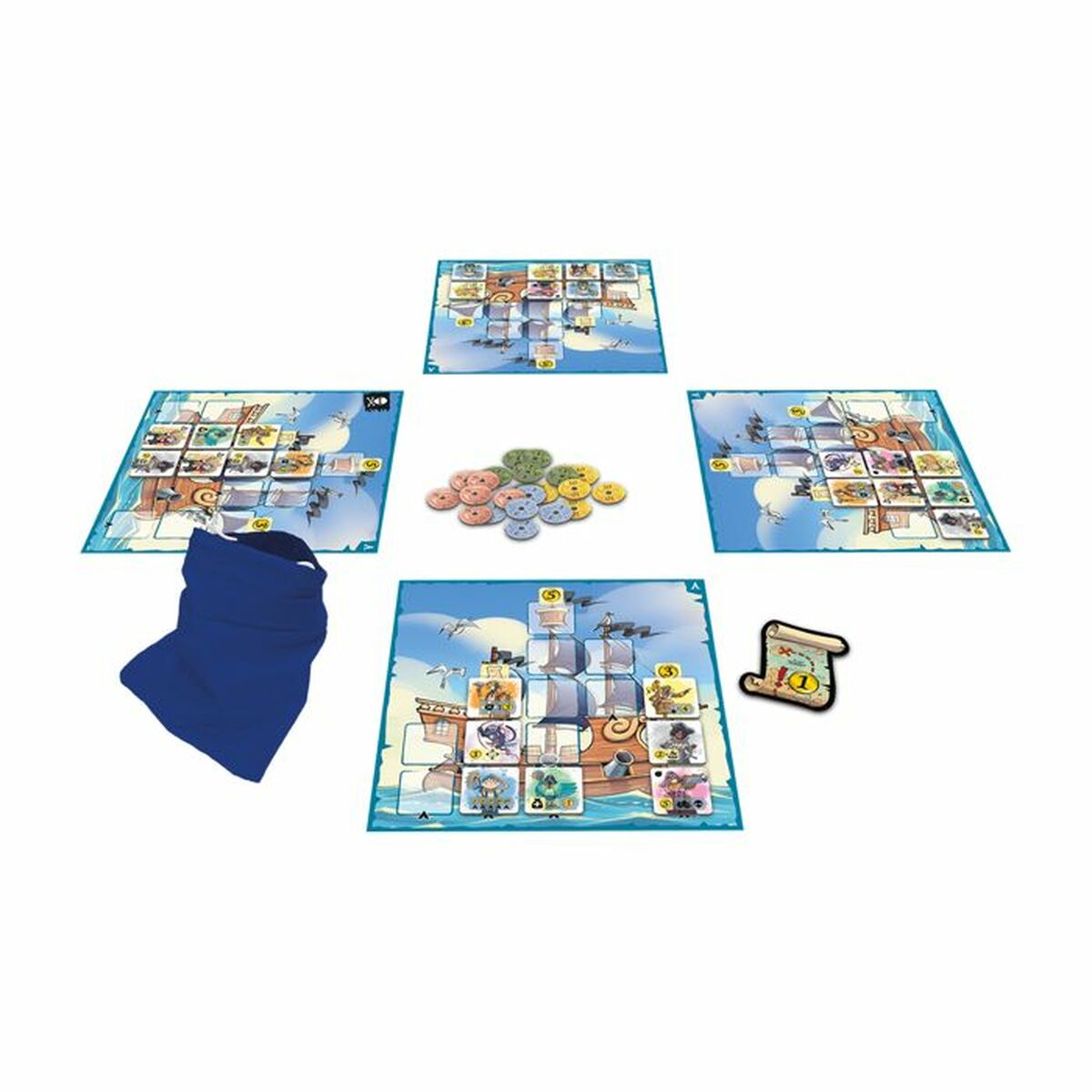 Sällskapsspel Asmodee Capitán Flip 26 x 6 x 26 cm - 2