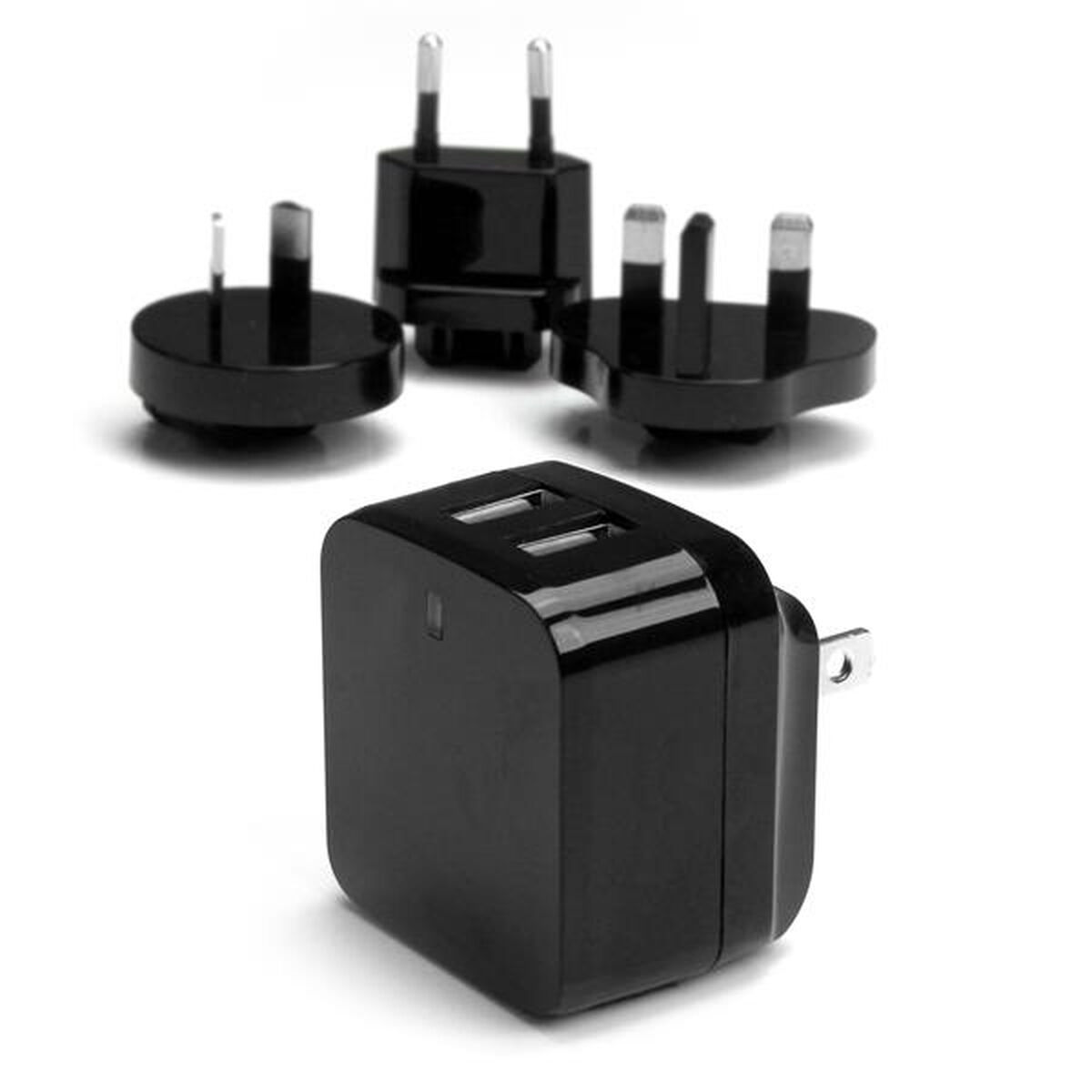 Väggladdare Startech USB2PACBK            Svart - 2