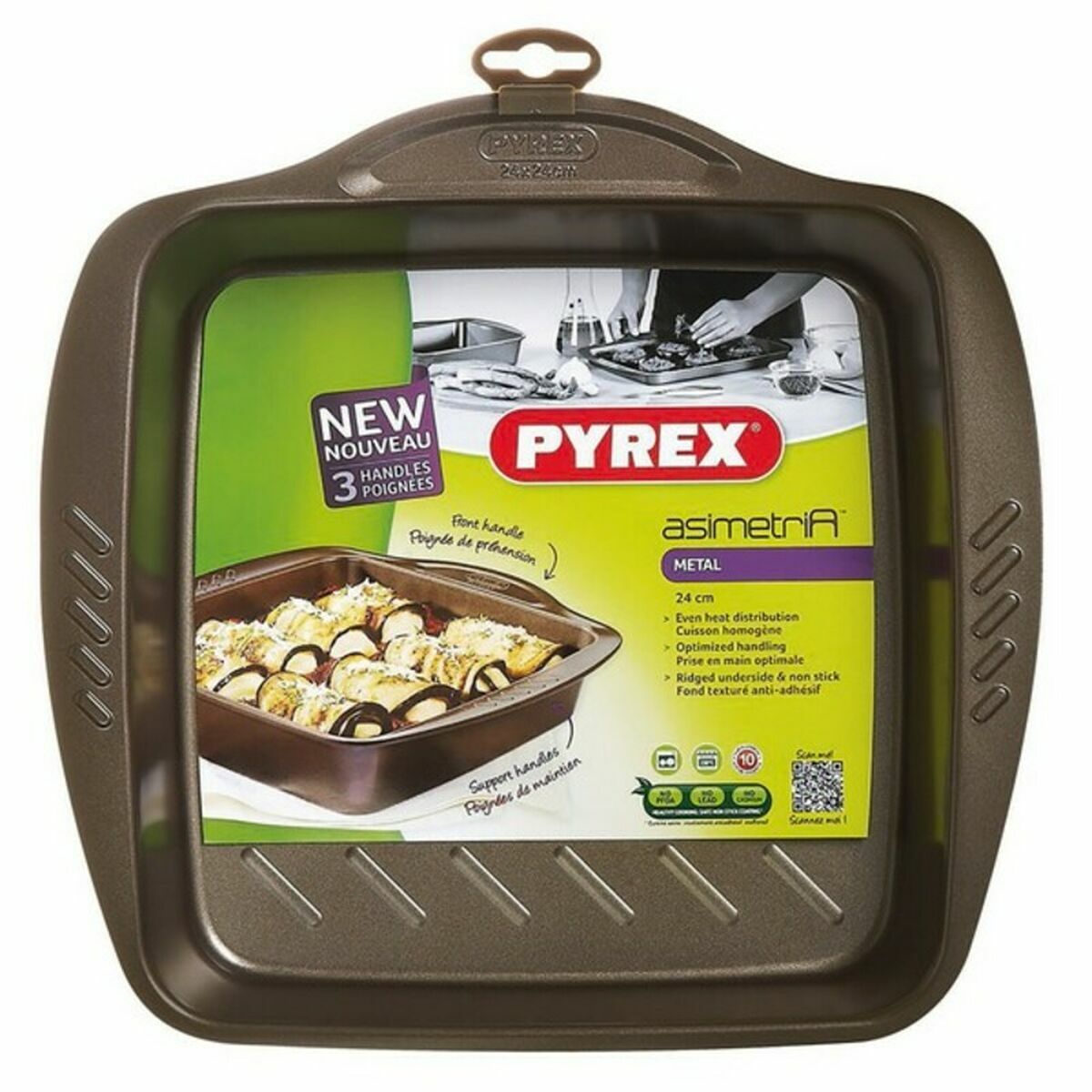 Ugnsform Pyrex Brun Metall
