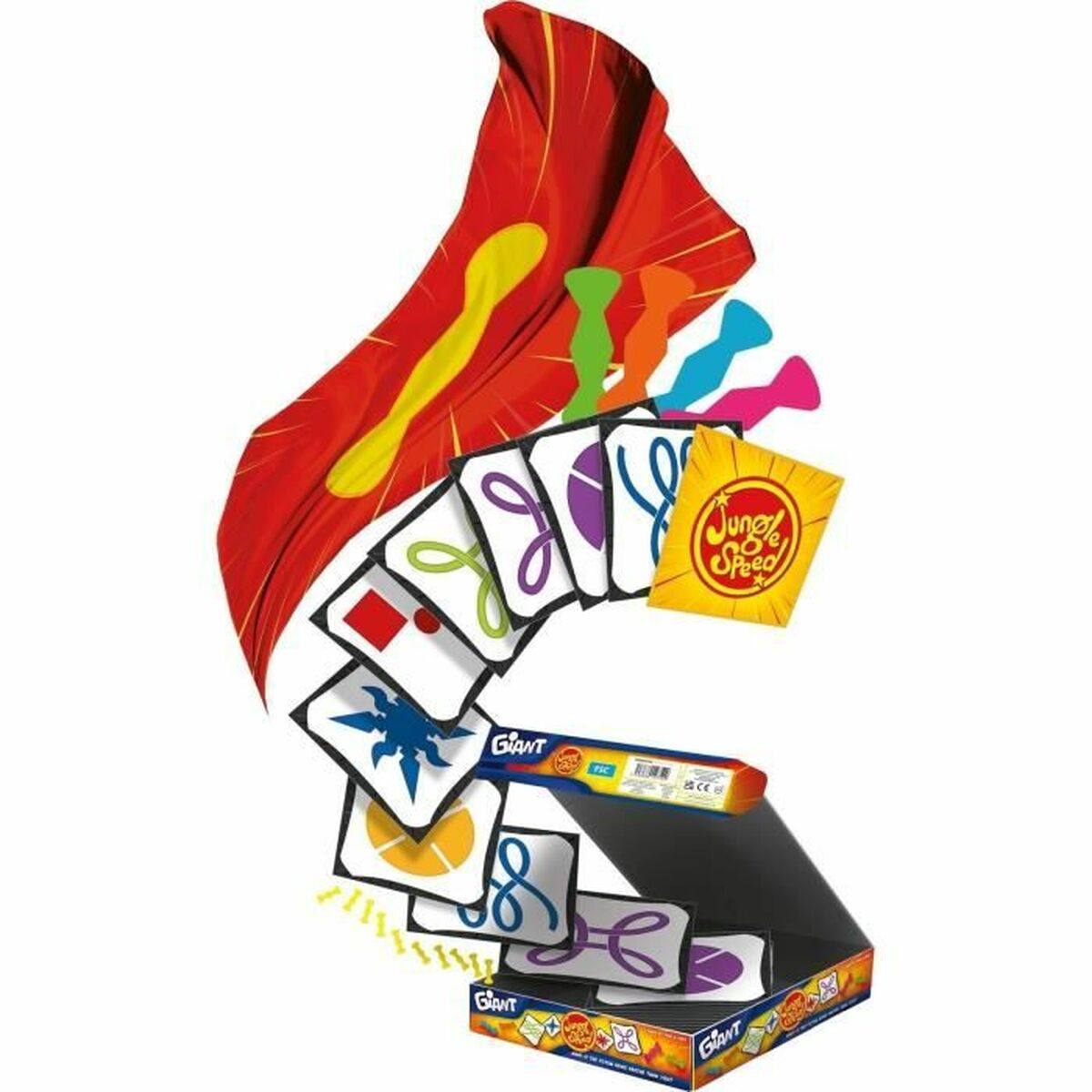 Sällskapsspel Asmodee Gigante de velocidad de jungla FR 26 x 6 x 26 cm - 2