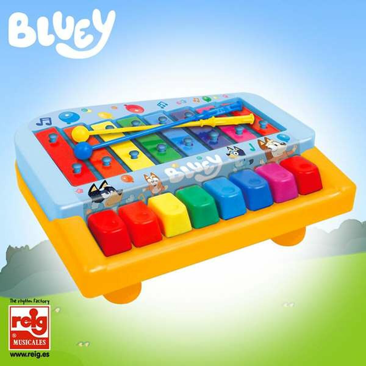 Xylofon Bluey Barn Figurer - 3