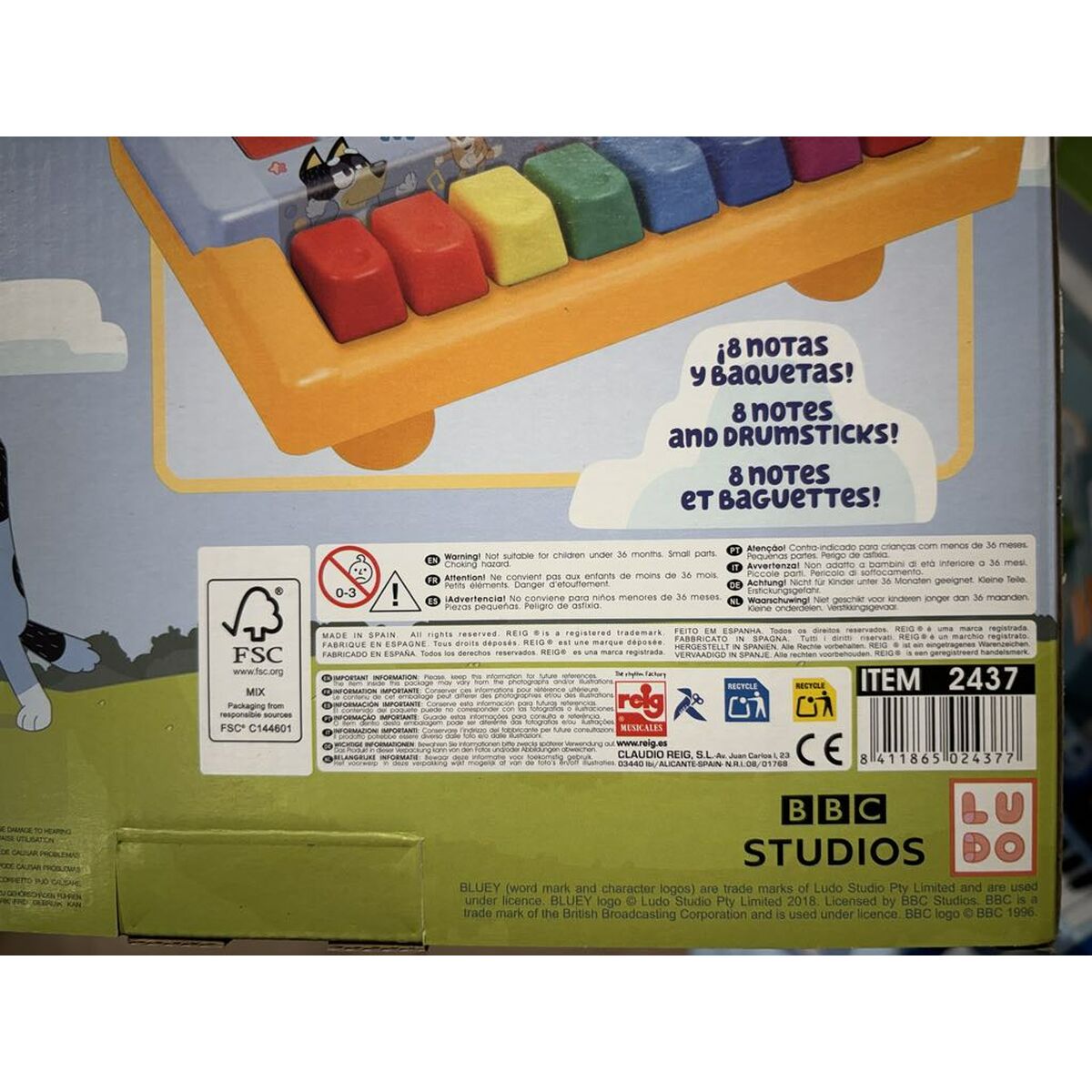 Xylofon Bluey Barn Figurer - 2