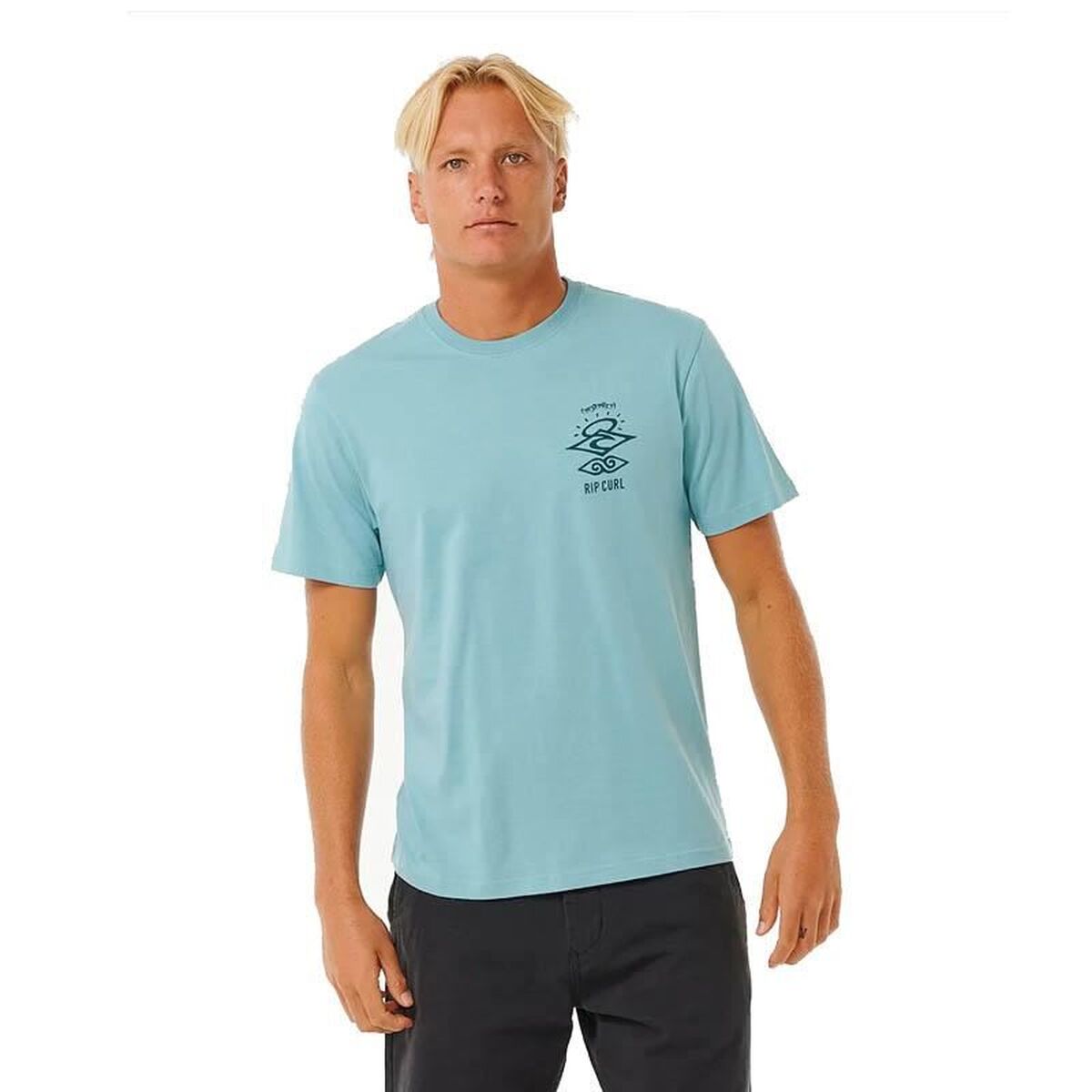 T-shirt med kortärm Herr Rip Curl Search Icon Tee Grön