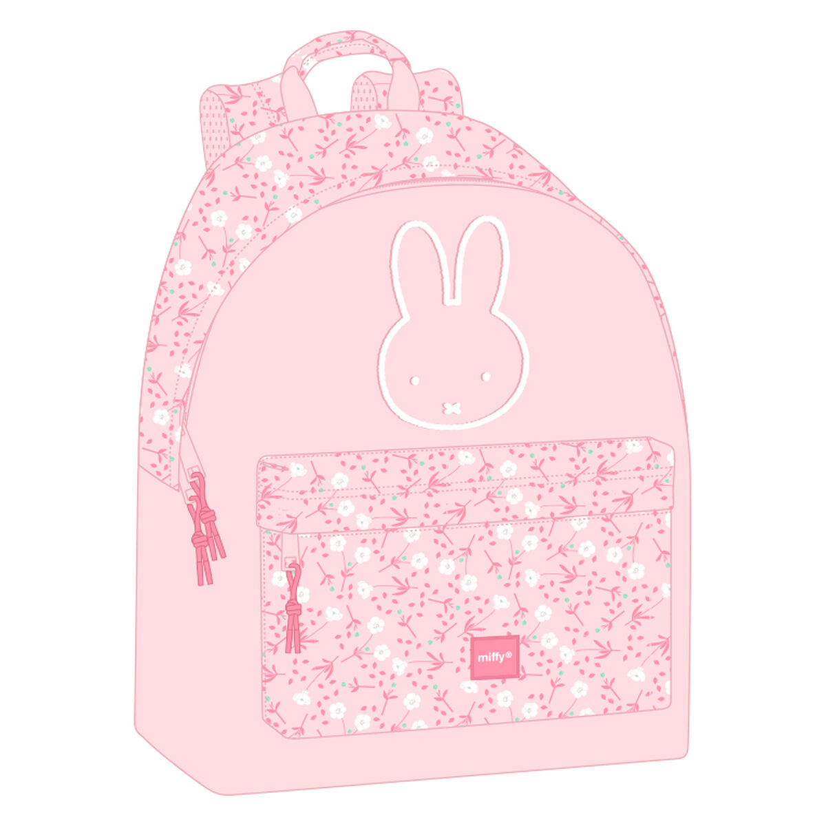 Skolryggsäck Miffy miffy 31 x 41 x 16 cm