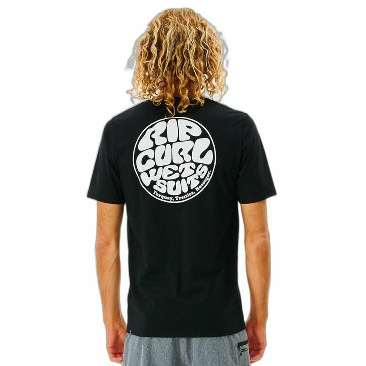 T-shirt Rip Curl Icons Of Surf Svart Män - 2
