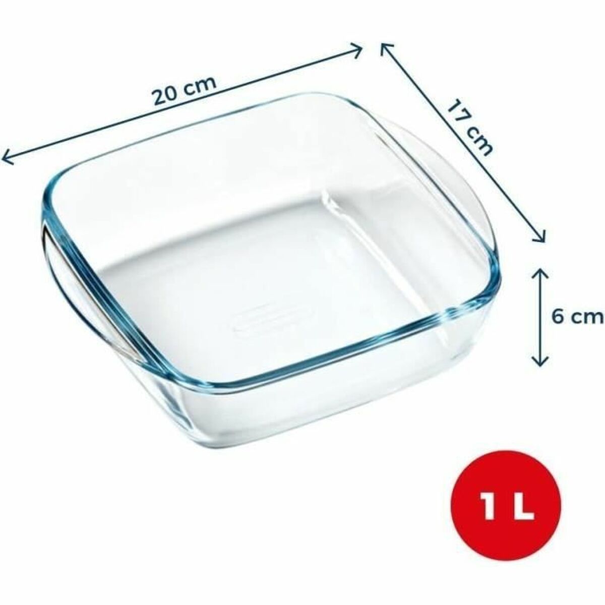 Ugnsform Pyrex 1 L - 2