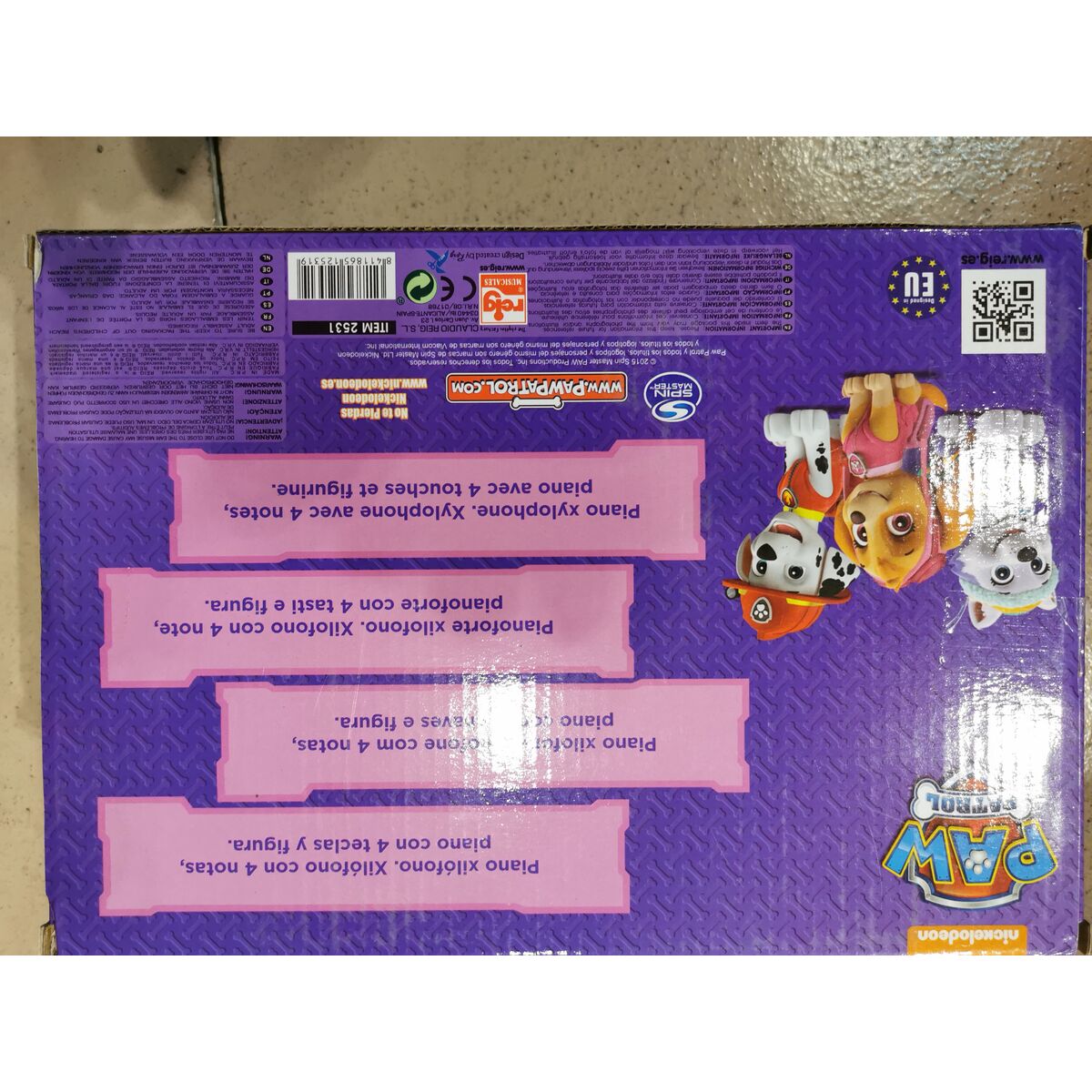 Xylofon The Paw Patrol Plast Barn 20 x 15 x 15 cm - 2