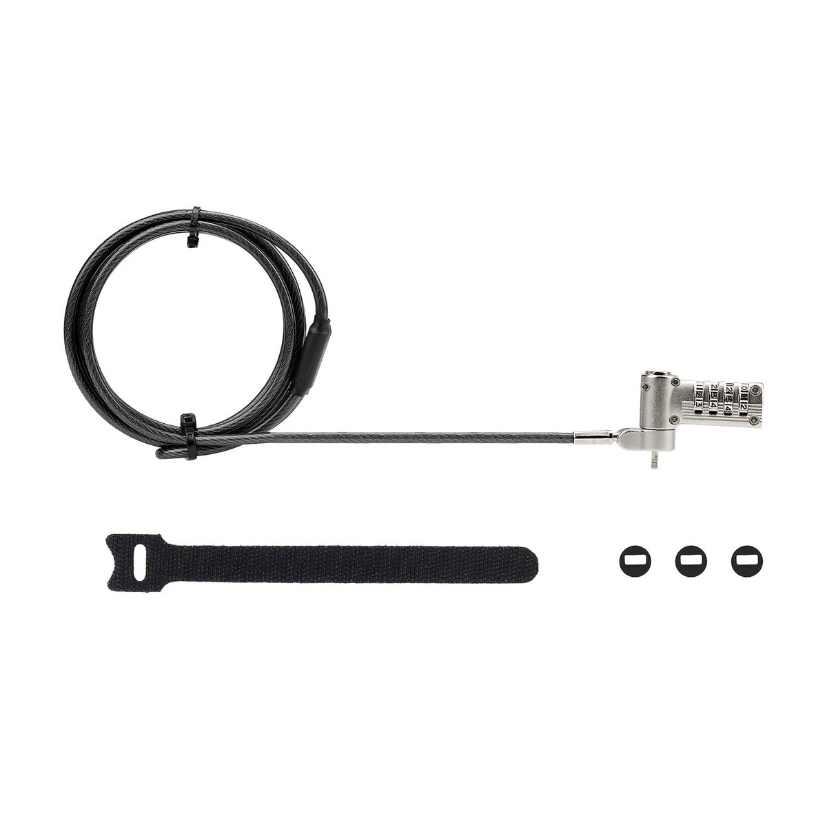 USB-kabel Startech UNIVC4D-LAPTOP-LOCK Svart/Grå 2 m