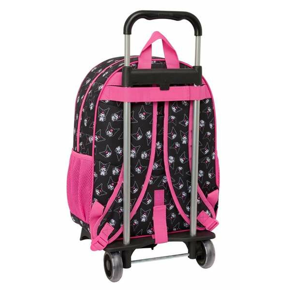 Skolväska med hjul Kuromi Svart Fuchsia 33 x 42 x 14 cm - 2