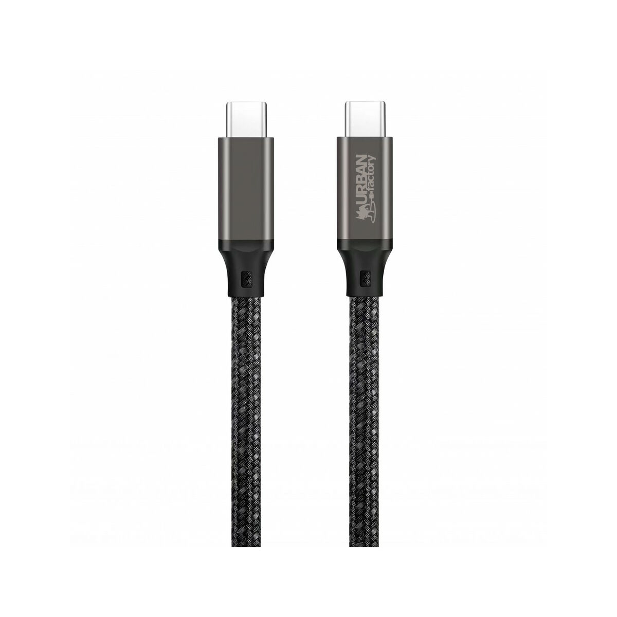 USB-kabel Urban Factory CAB04UF Grå 2 m