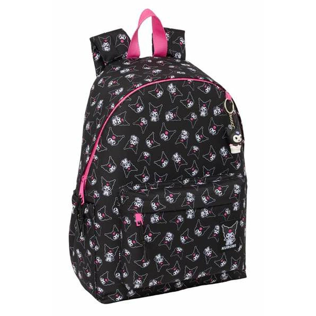Skolryggsäck Kuromi Svart Fuchsia 31 x 43 x 13 cm