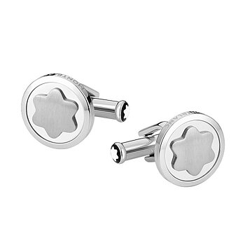 Manschettknappar Montblanc 116660 Silvrig