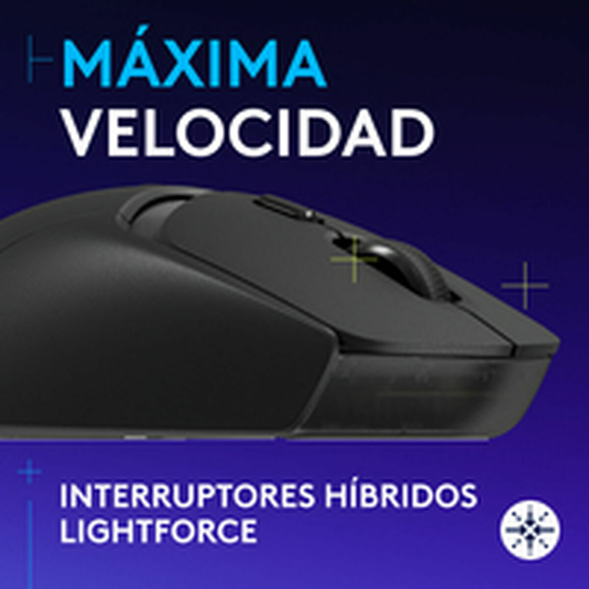 Mus Logitech G309 LIGHTSPEED Svart 25600 dpi - 3