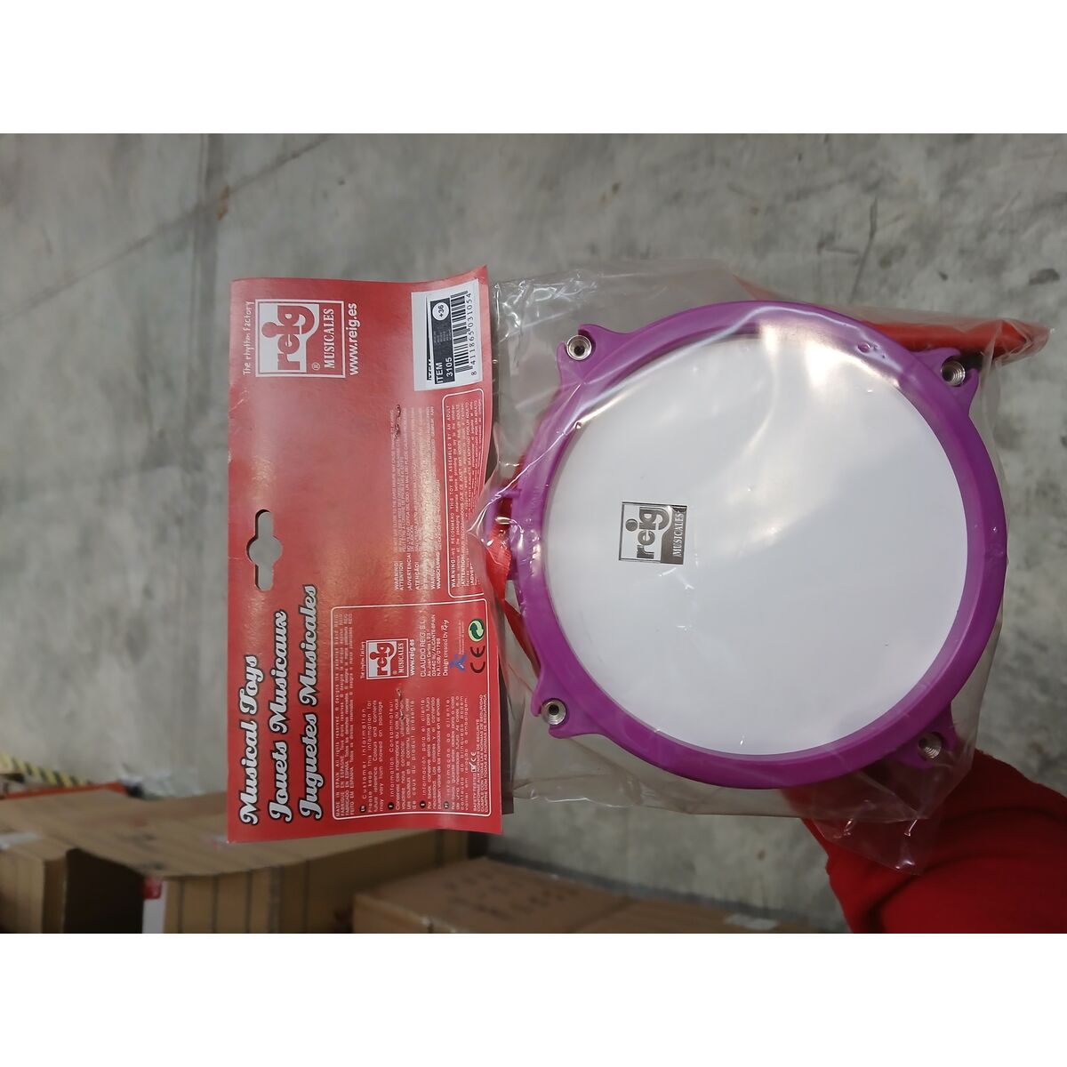 Trumma Reig Top Fiesta Plast 17 cm Leksak - 2
