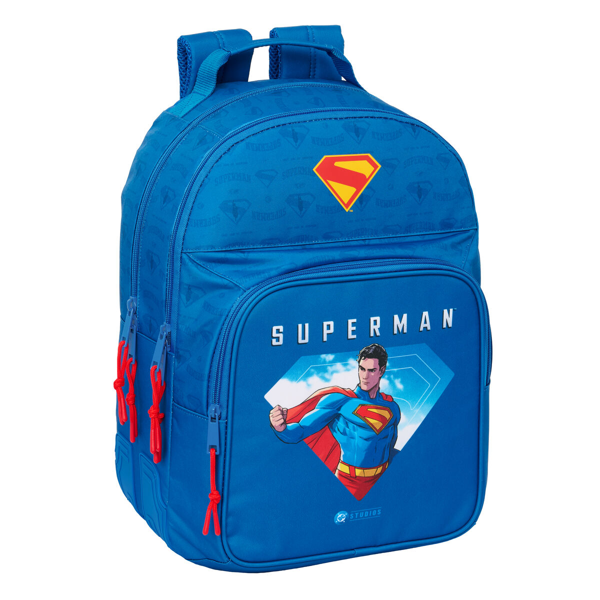 Skolryggsäck Superman Blå 32 x 42 x 15 cm