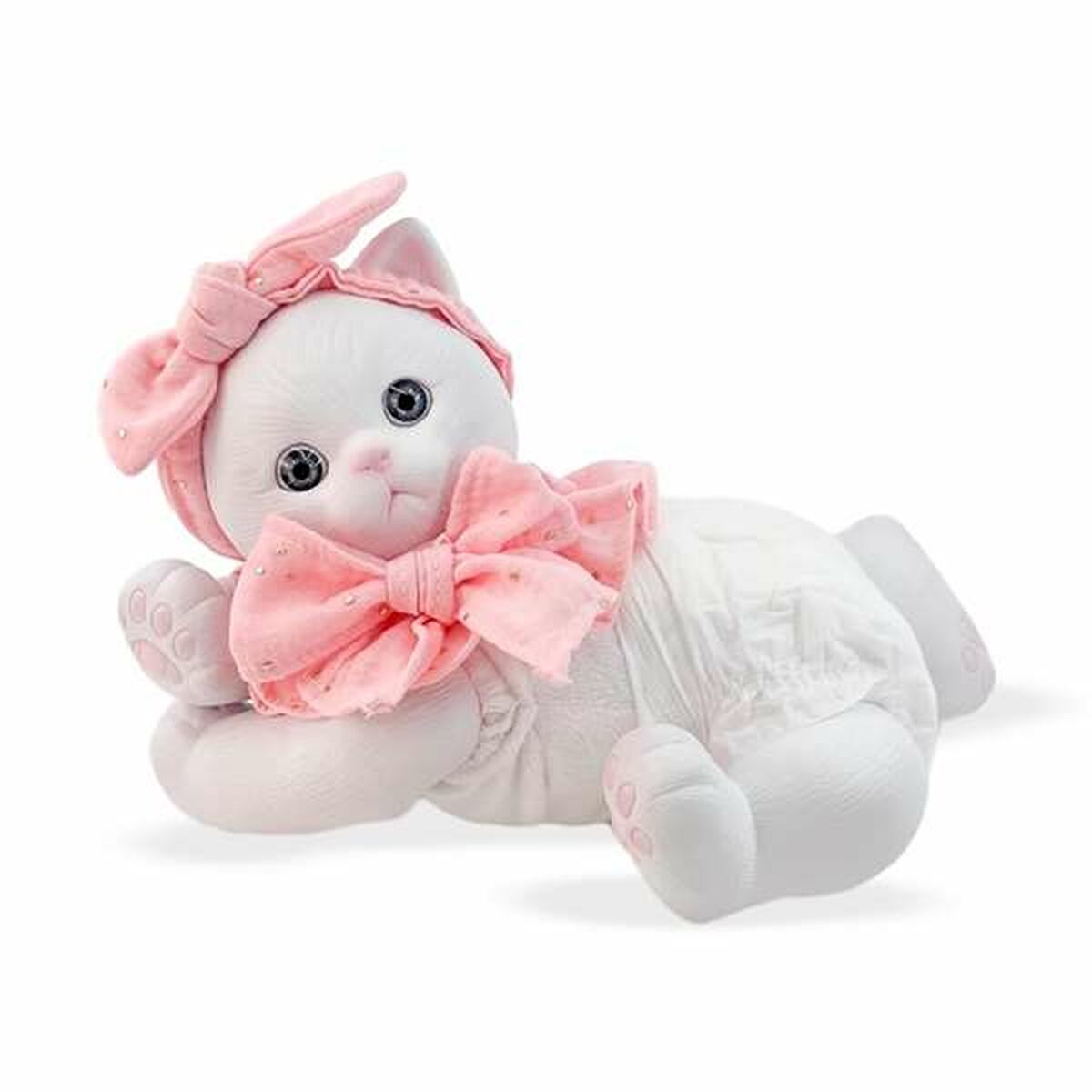 Mjukisleksak Berjuan Anireal Vit Katt 35 cm - 2