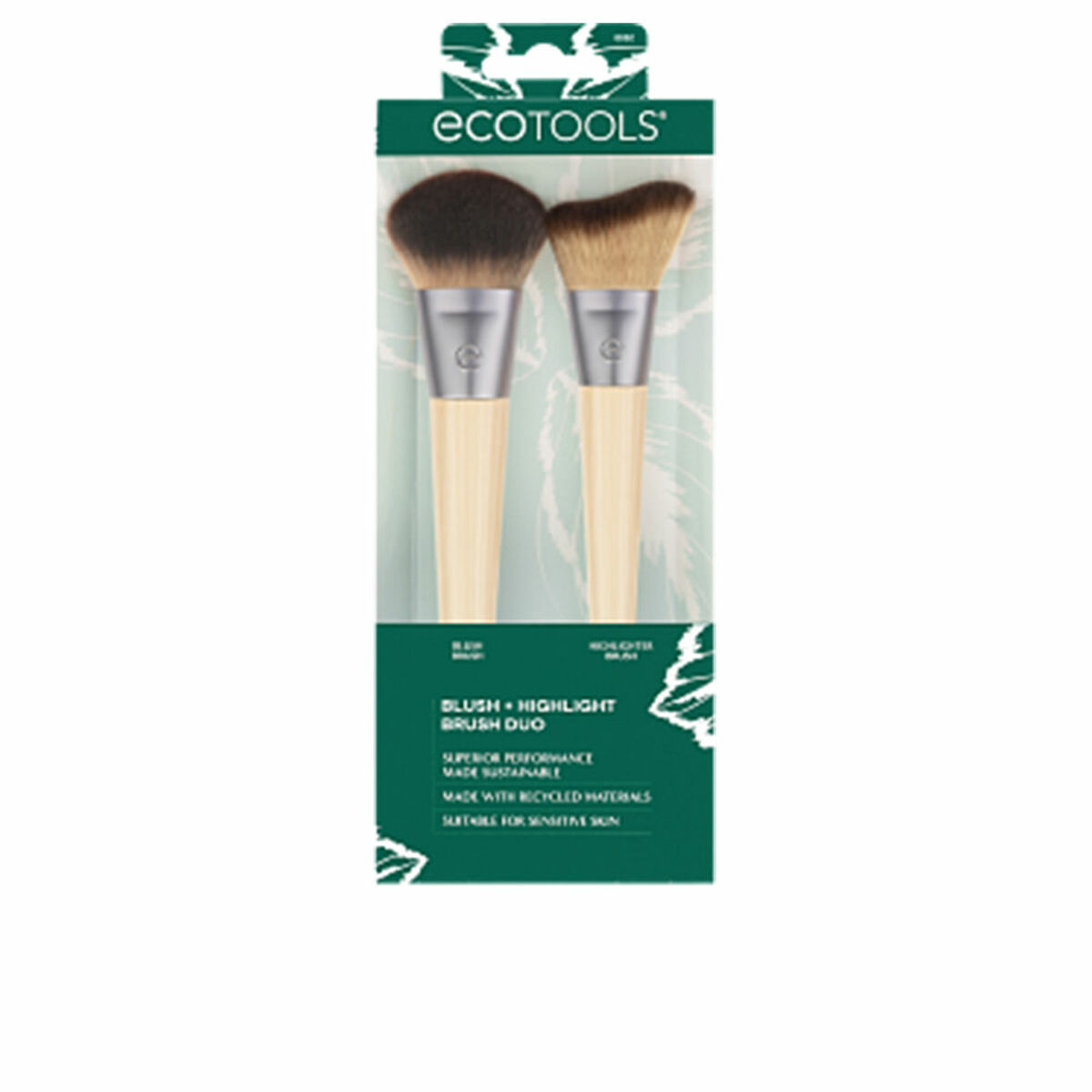 Sminkborstar, set Ecotools BLUSH + HIGHLIGHT (1 antal)