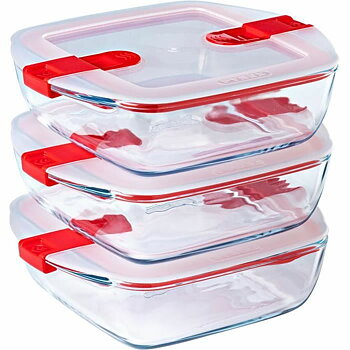 Behållare för matkonservering Pyrex Cook & Heat 1 L Transparent