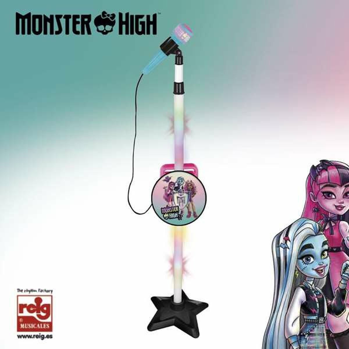Leksaksmikrofon Monster High Stående MP3 - 3