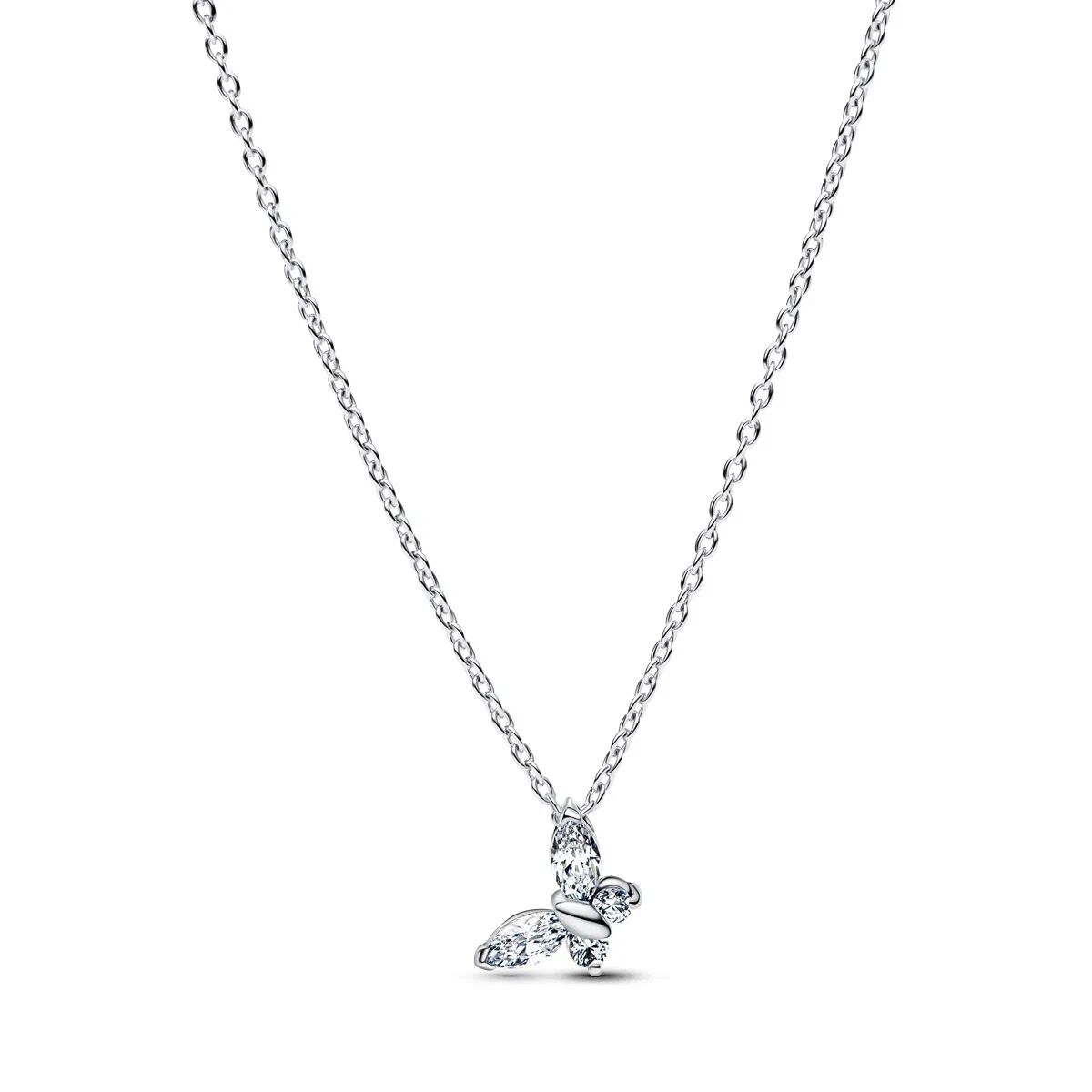 Damhalsband Pandora 394266C01-45 Silvrig