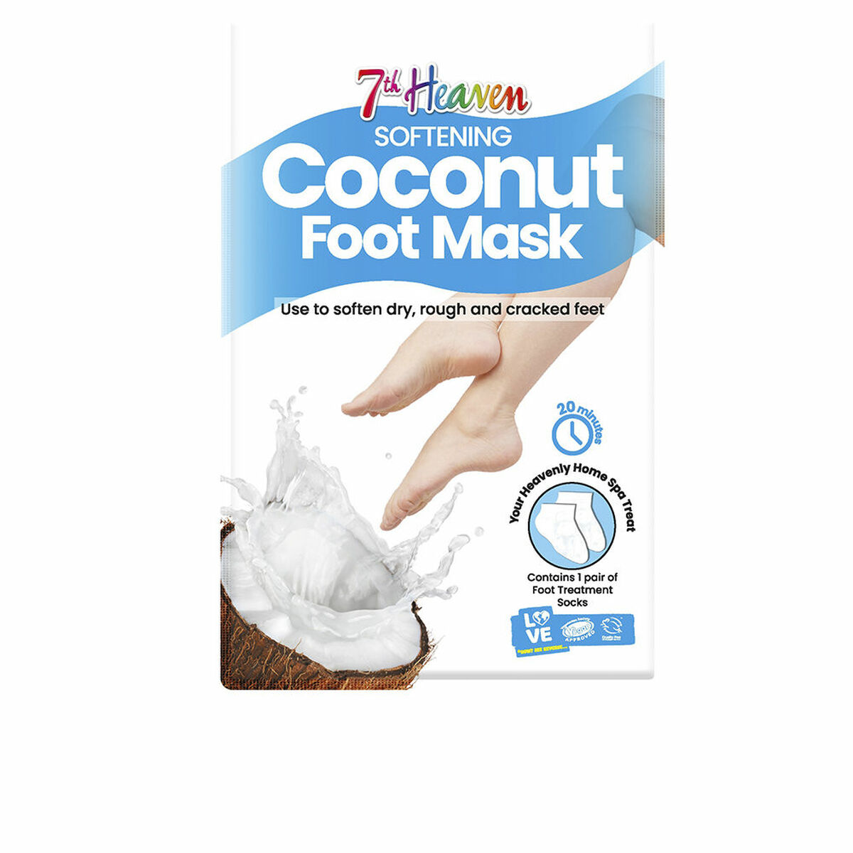 Fuktgivande fotkräm 7th Heaven COCONUT (1 antal)