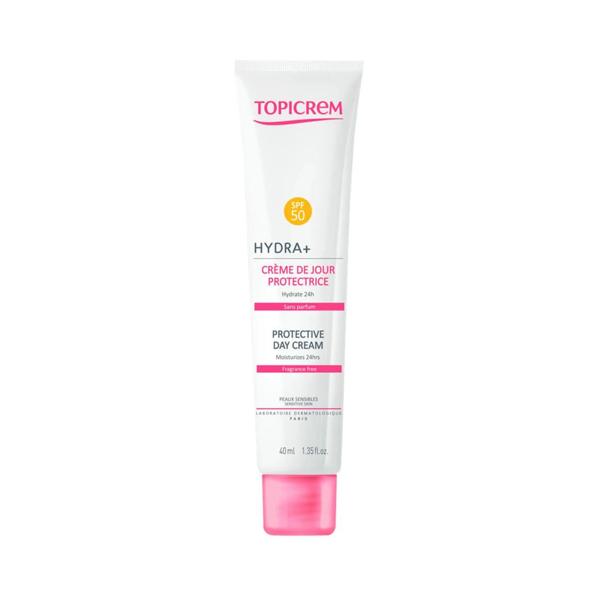 Dagkräm Topicrem HYDRA+ Spf 50 Spf 50+ 40 ml
