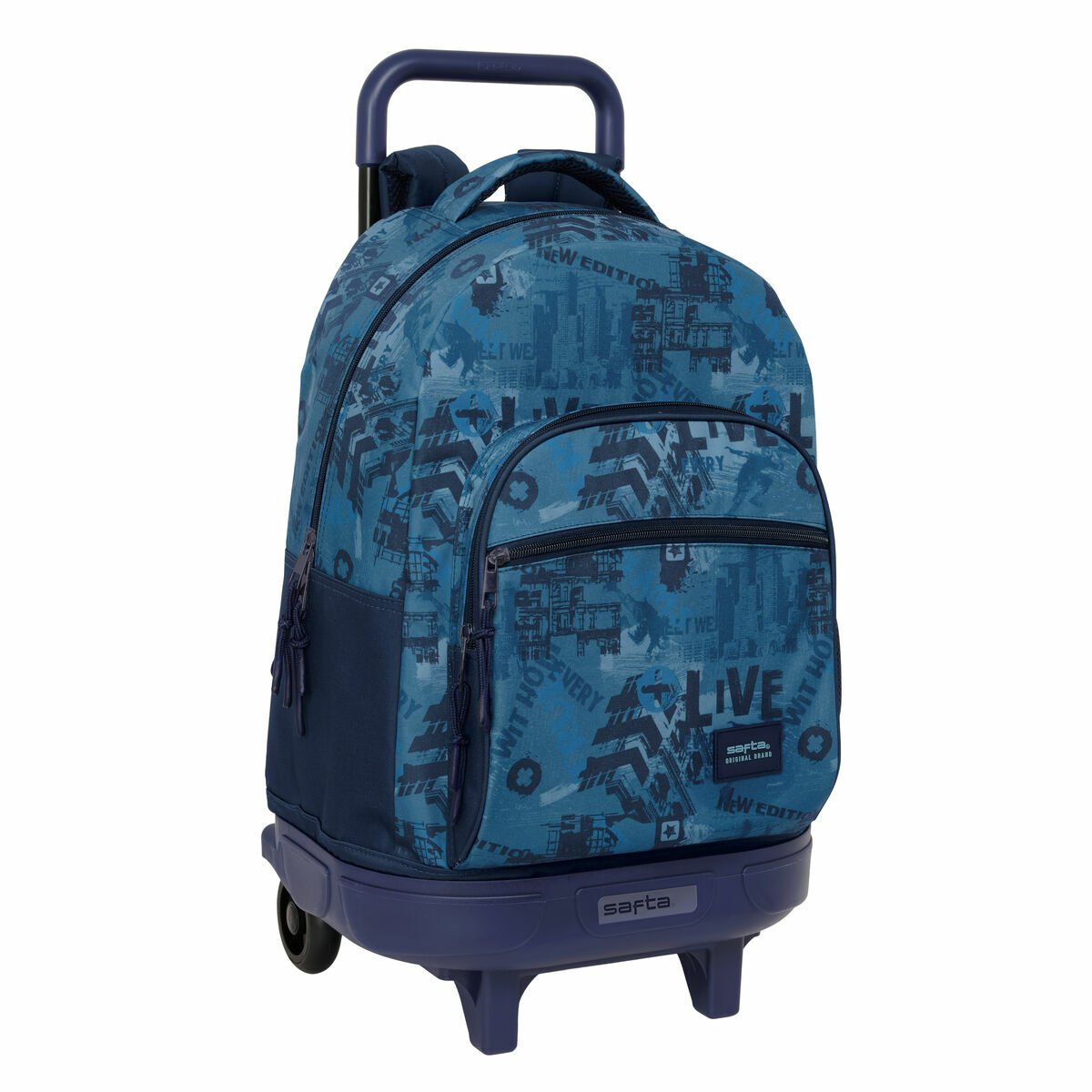 Skolryggsäck Safta New edition Marinblå 33 x 45 x 22 cm