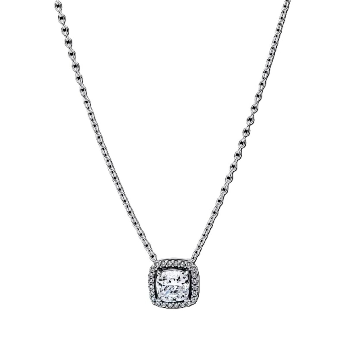 Damhalsband Pandora 393560C02-45 Silvrig