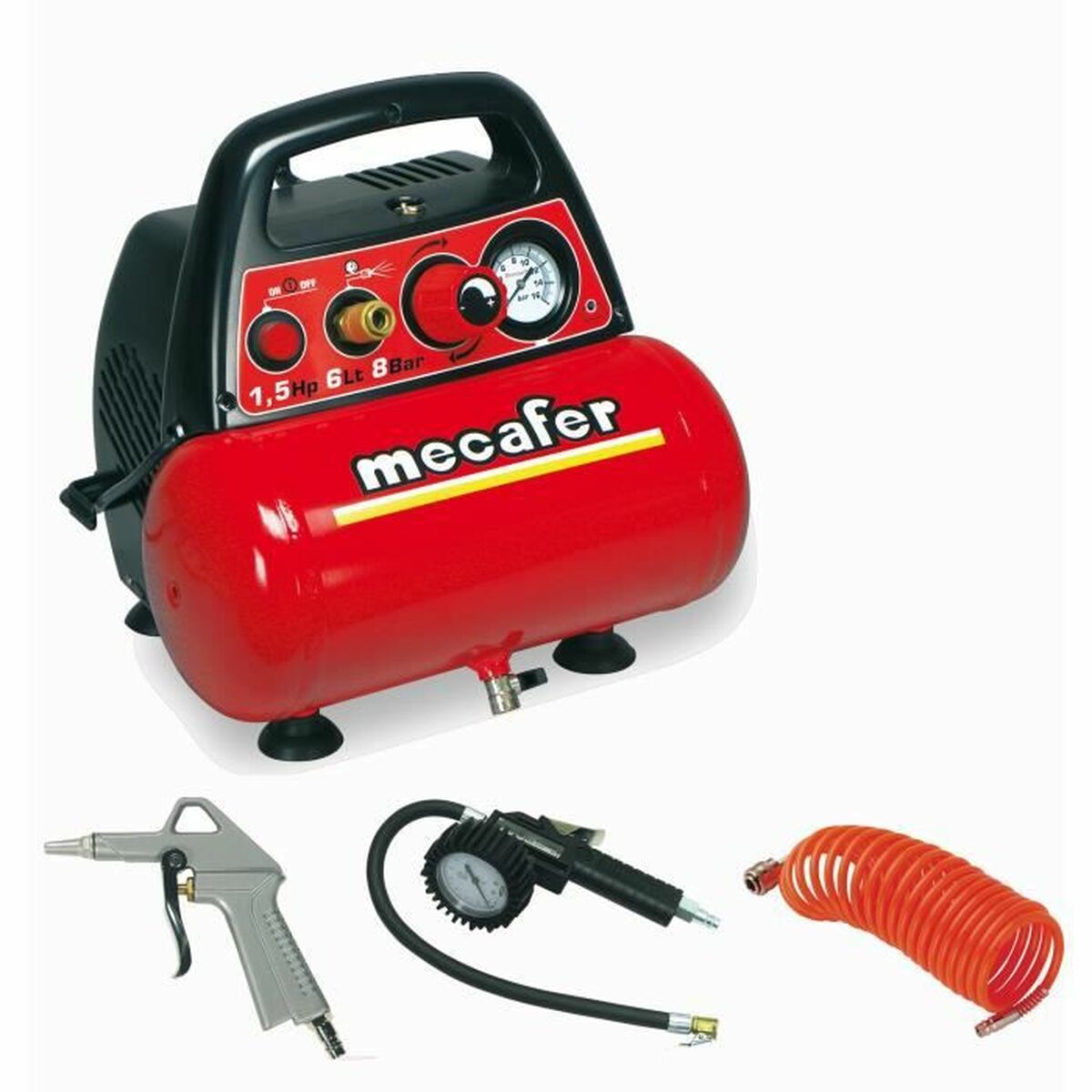 Luftkompressor MECAFER 6 L