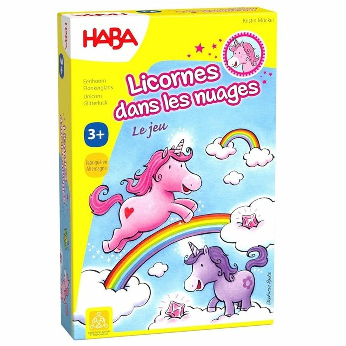 Sällskapsspel HABA Unicorns in the clouds 5 x 23 x 16 cm