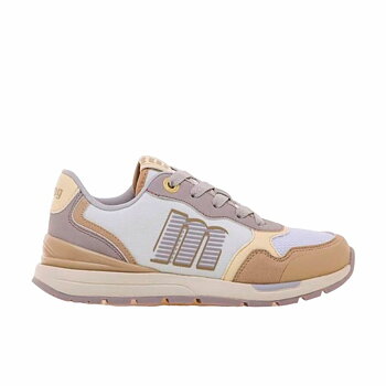 Sportskor Casual Mustang Compact Vit Ljusbrun