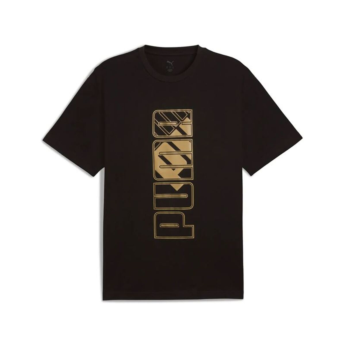 T-shirt med kortärm Herr Puma Maximal Metallic Relaxed Tee Svart