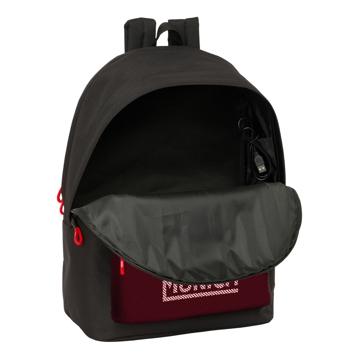 Skolryggsäck Munich +usb munich Svart 31 x 44 x 18 cm - 2