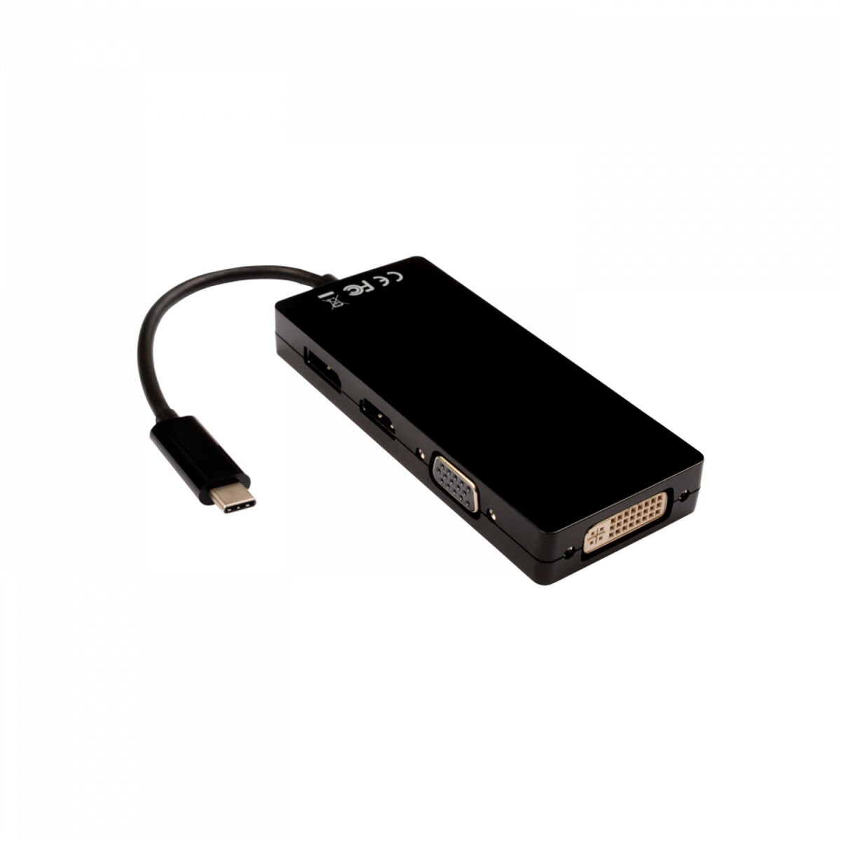 USB-HUB V7 V7UC-DPHDVGADVI-BLK Svart - 2