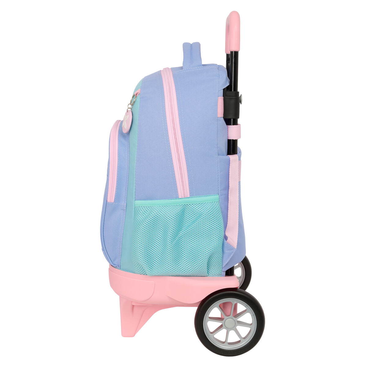 Skolväska med hjul Munich Mellow Blå Rosa Himmelsblå 33 x 45 x 22 cm - 3