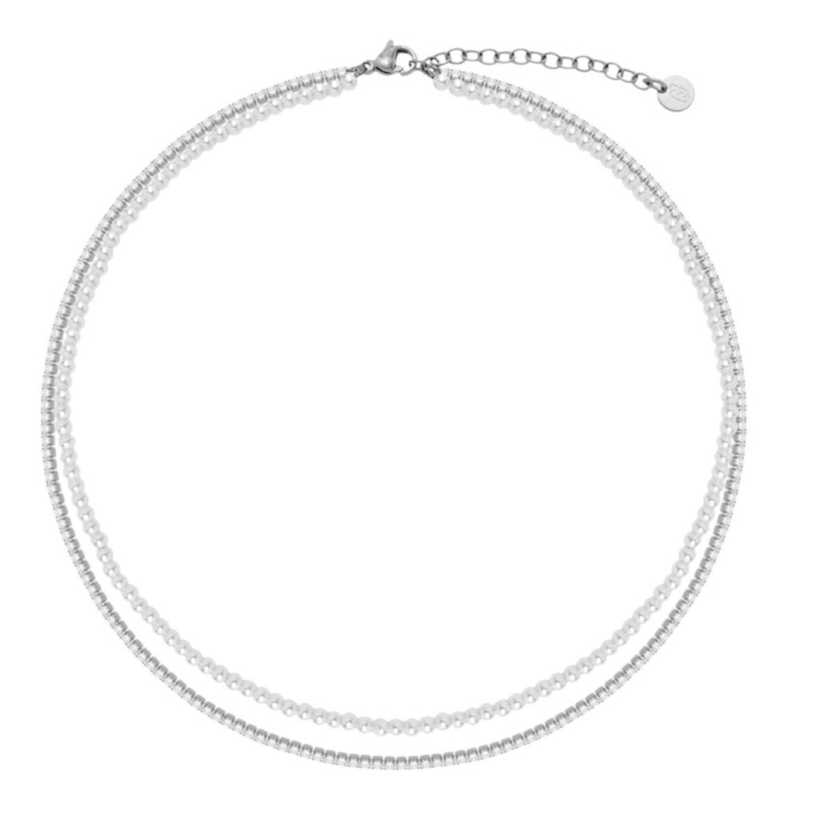 Damhalsband LIU JO LJ3024 Silvrig