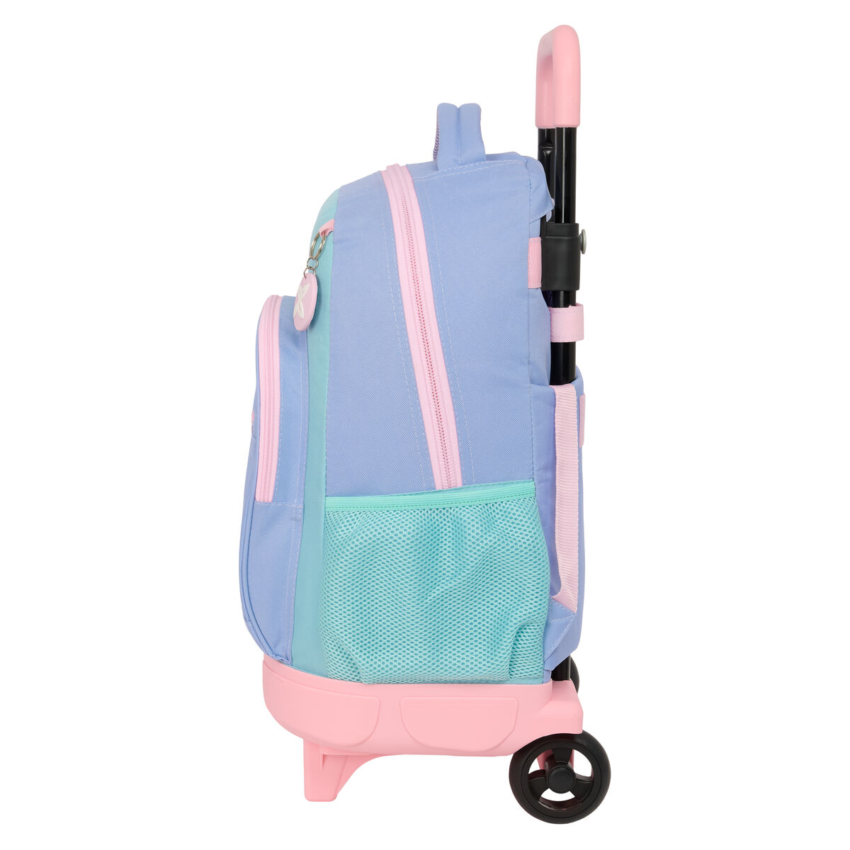 Skolväska med hjul Munich Mellow Blå Rosa Himmelsblå 33 x 45 x 22 cm - 3